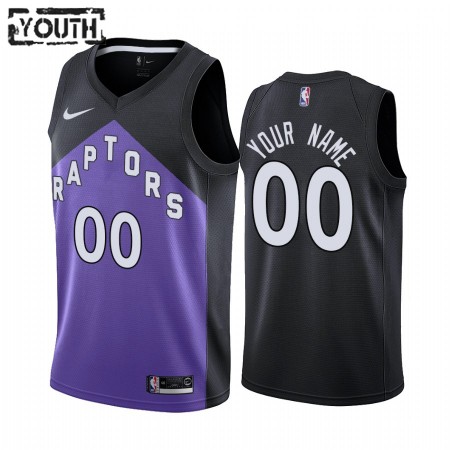 Camiseta Niños NBA Toronto Raptors Personalizadas 2020-21 Earned Edition Swingman